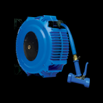 Wash Down Hose Reel with Heavy-Duty Adjustable Head Gun